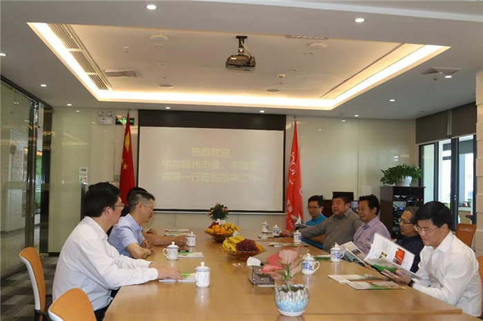 中共贛州市委常委、統(tǒng)戰(zhàn)部長彭業(yè)明等領(lǐng)導一行到訪廣東博皓考察指導-3