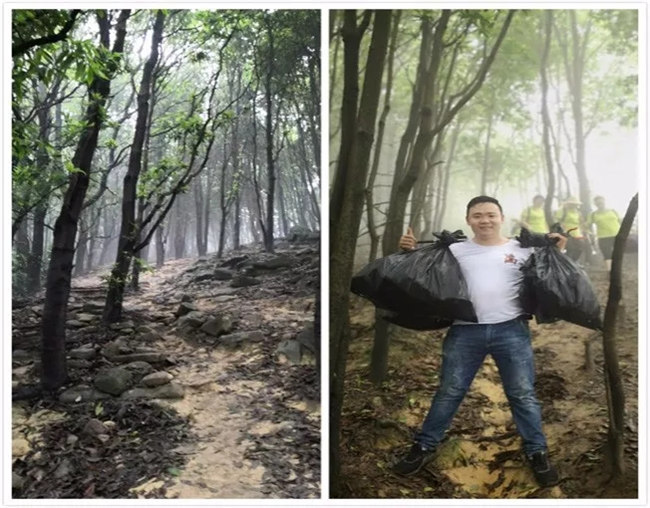 博皓人所到之處,皆無垃圾,滿滿當(dāng)當(dāng)?shù)拇? width=