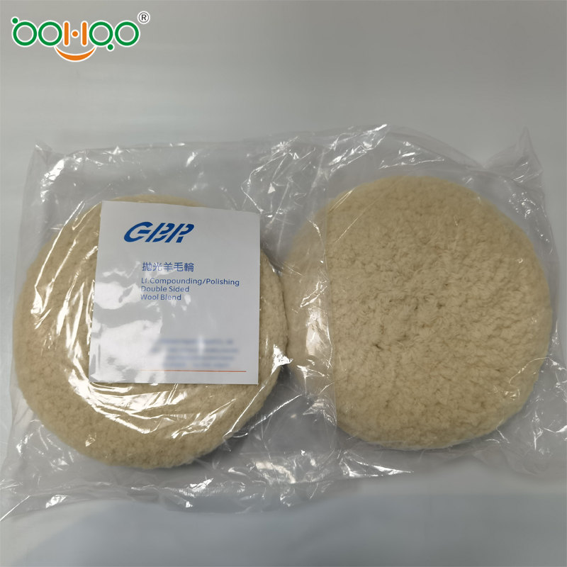 單面/雙面圓盤(pán)羊毛輪羊毛球 玻璃鋼復(fù)合材料專(zhuān)用拋光羊毛輪 FRP模具汽車(chē)船艇打磨拋光工具 拋光球羊毛輪 純羊毛打磨頭