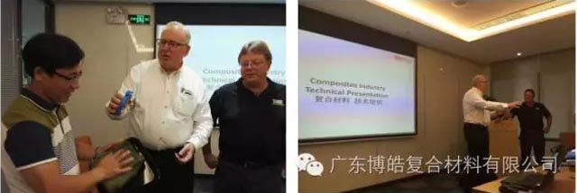 2016年9月7日,廣東博皓復(fù)合材料有限公司非常榮幸迎來了美國Stoner公司的代表們,共同慶祝廣東博皓復(fù)合材料有限公司與美國Stoner公司達成戰(zhàn)略合作伙伴關(guān)系并召開技術(shù)交流會
